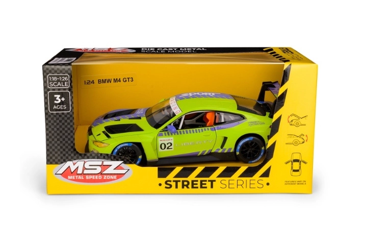 MSZ BMW M4 GT3 v měřítku 1:24 zelený