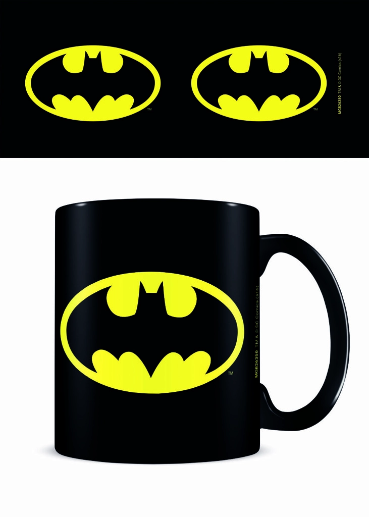 Hrnek Batman symboly černý 315 ml
