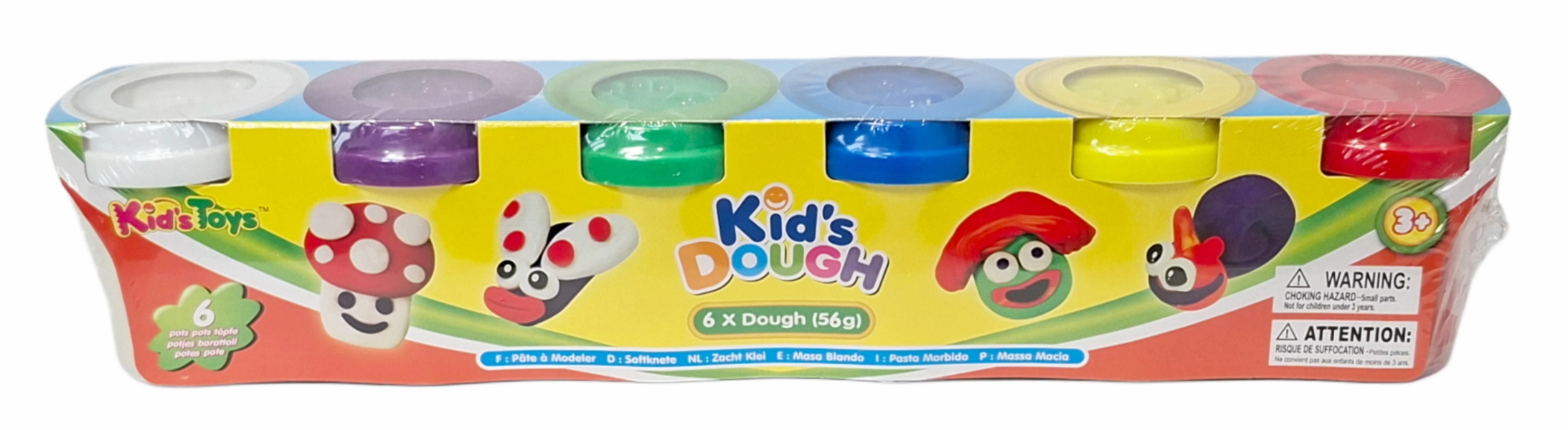 Plastelína – sada 6 kelímků