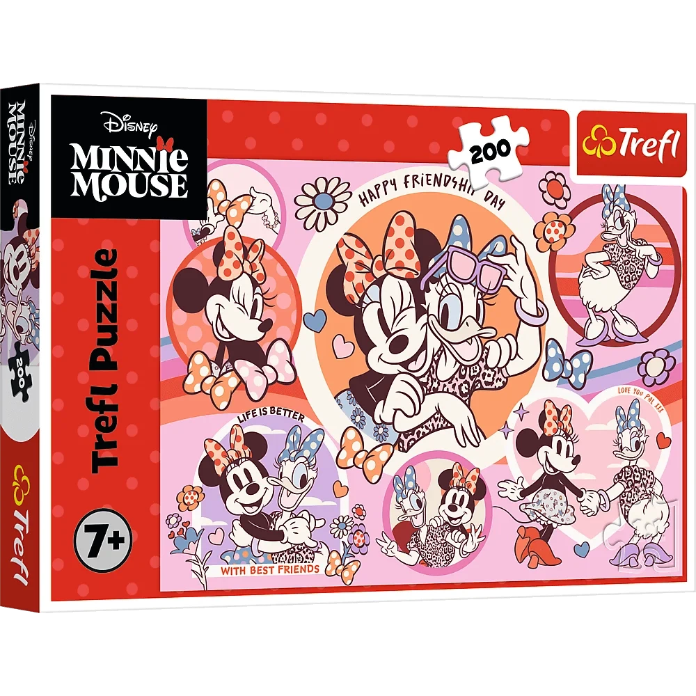 Puzzle 200 dílků – MINNIE MOUSE Zvyky