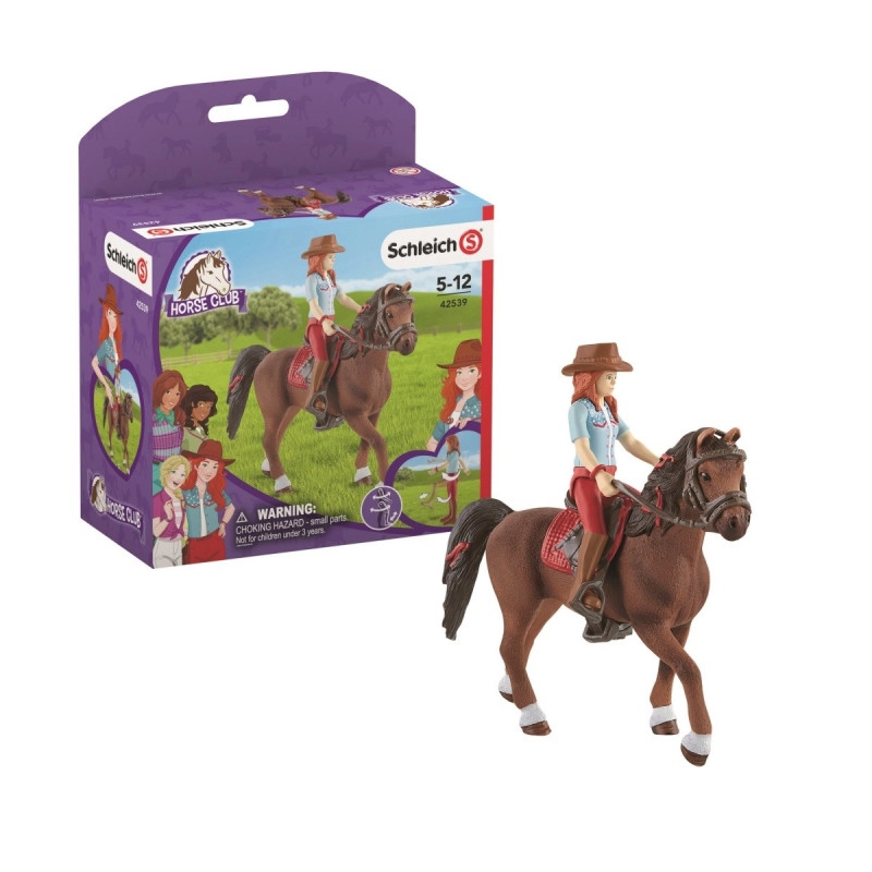Levně Schleich Hannah a Cayenne Horse Club jezdkyně a kůň