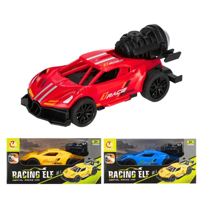 Závodní auto s efektem kouře (vodní mlha) – 3 barvy