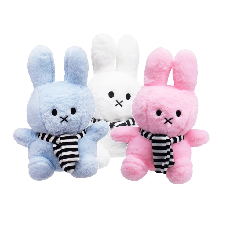 Plyšový zajíček se šálou 23 cm