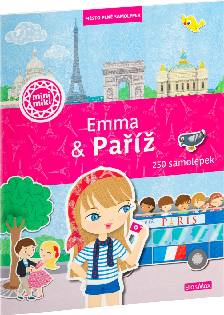 Levně Emma & Paříž – město samolepek
