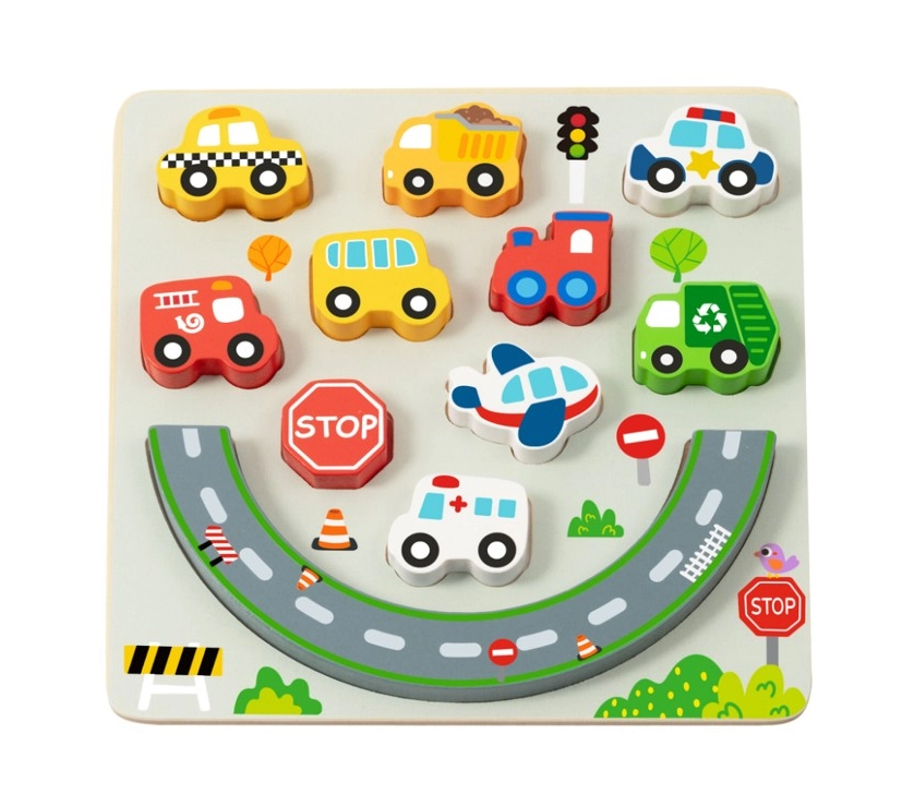 2Kids Toys balanční puzzle City 2 v 1