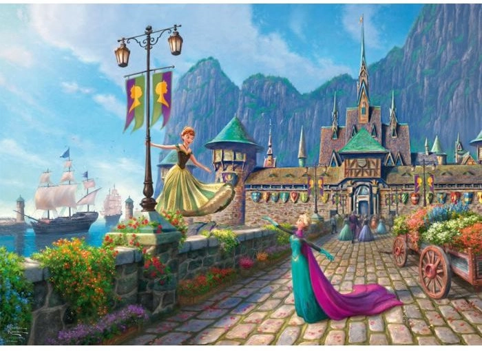 Puzzle Disney Frozen: oslava v Arendelle 1000 dílků