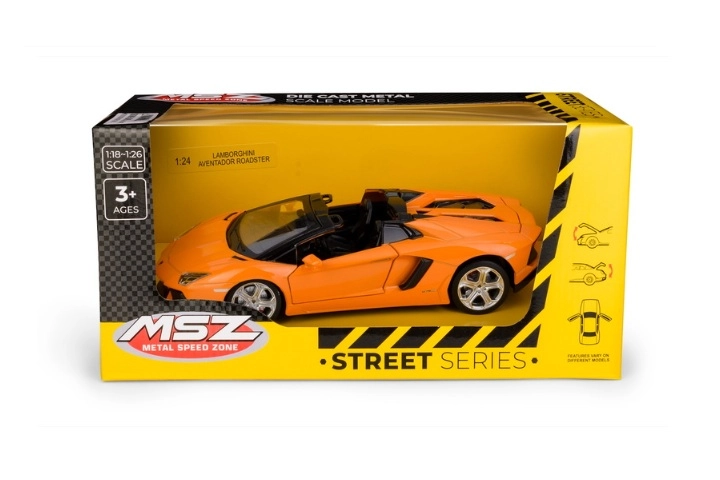 Model Lamborghini Aventador Roadster v měřítku 1:24