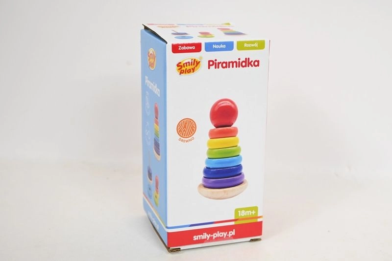 Smily Play dřevěná pyramida Waňka vstaňka