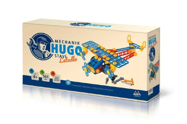Levně Hugo stavebnice letadlo