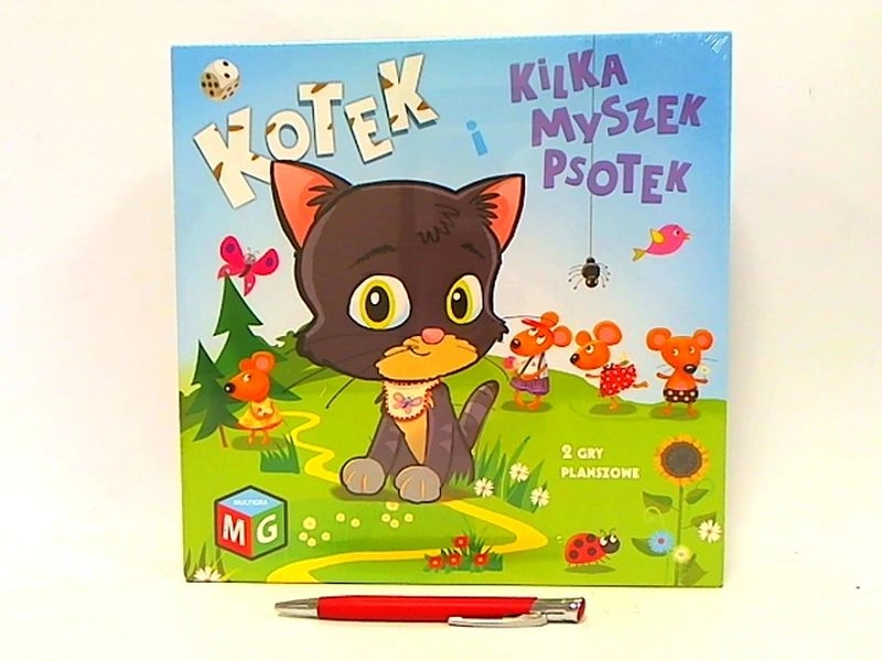 Psotek: kočička a pár myšek – sada 2 dětských deskových her