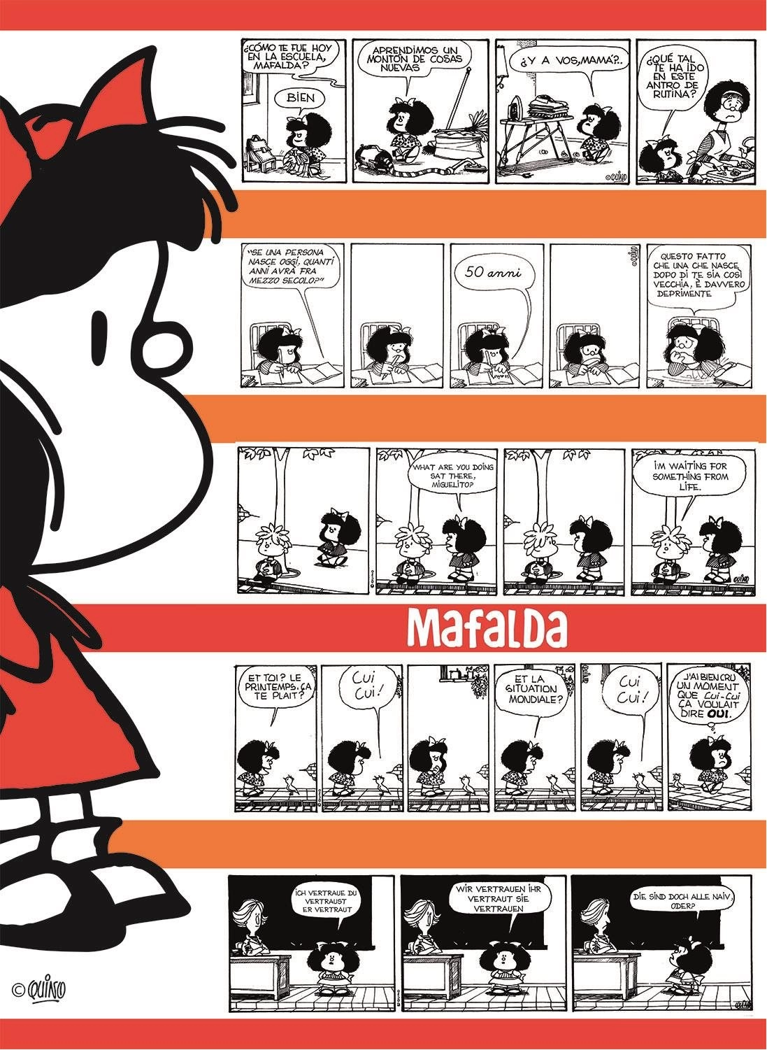 CLEMENTONI Mafalda 500 dílků
