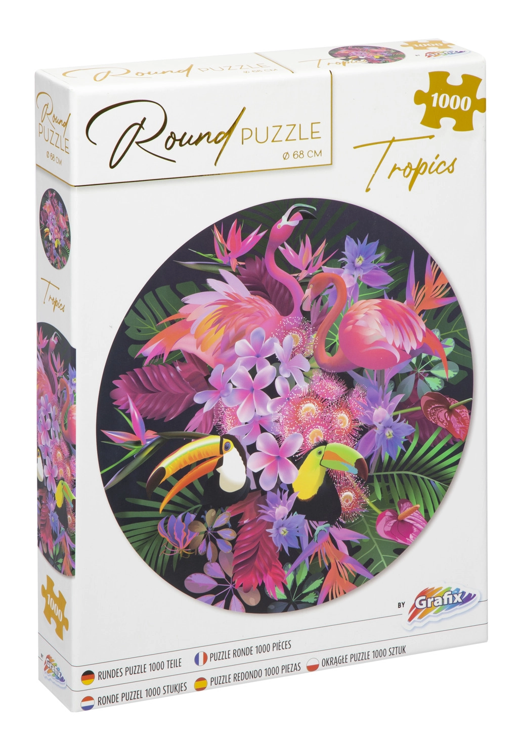Puzzle kulaté Tropy