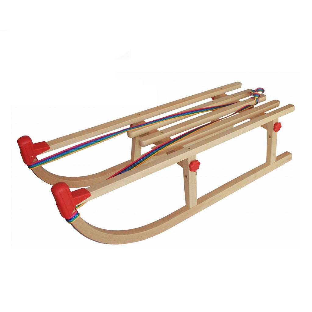 Skládací bukové sáňky BAYO 100 cm