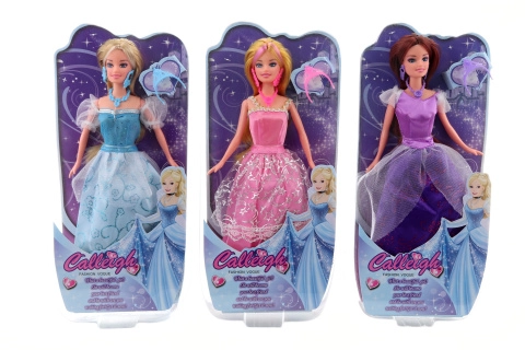 Kloubová panenka 29 cm s korunkou