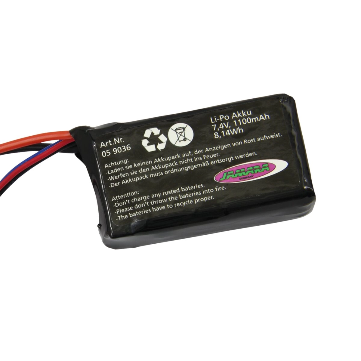 Akumulátorový pack Sparkle 7,4 V 1100 mAh