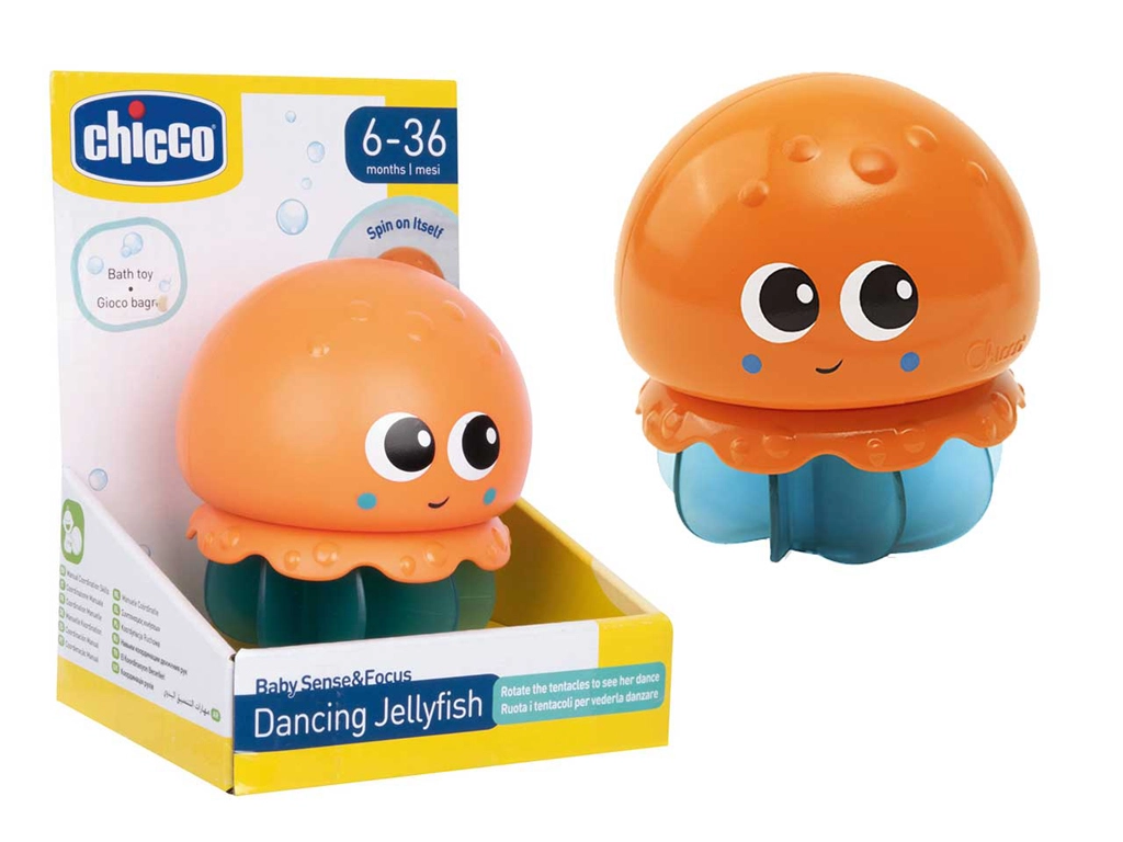Chicco Bath Toy Spinning Starfish hračka do vody 6-36 m 1 ks