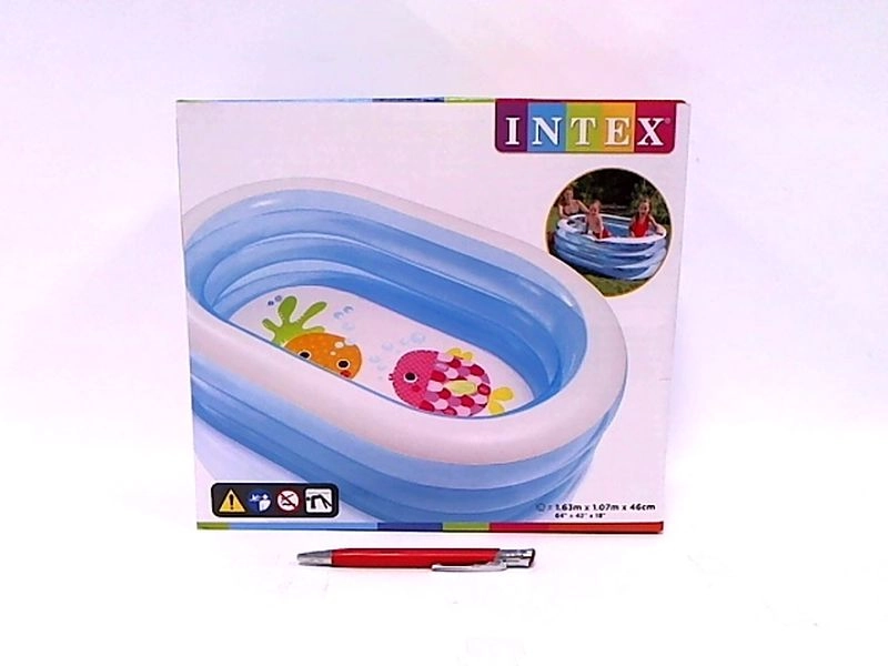 Bestway oválný nafukovací dětský bazének s mořským motivem 163 × 107 × 46 cm