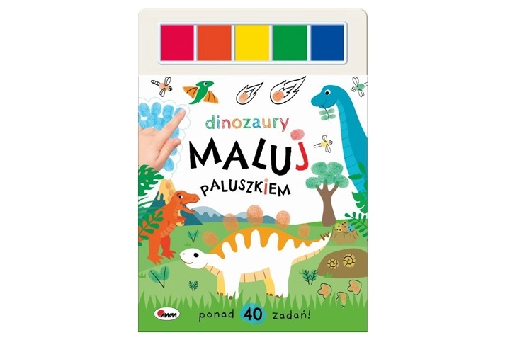 Maluj prstíkem: Dinozauři