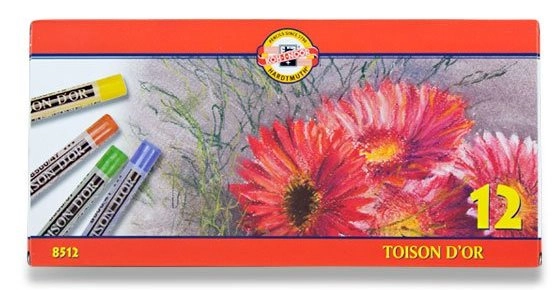 Levně Koh-i-noor Prašné školní křídy 8512 set 12 ks