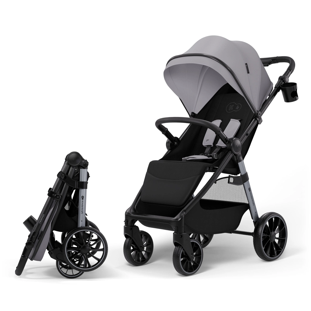 Kinderkraft sportovní kočárek Grande 2 moonlight grey
