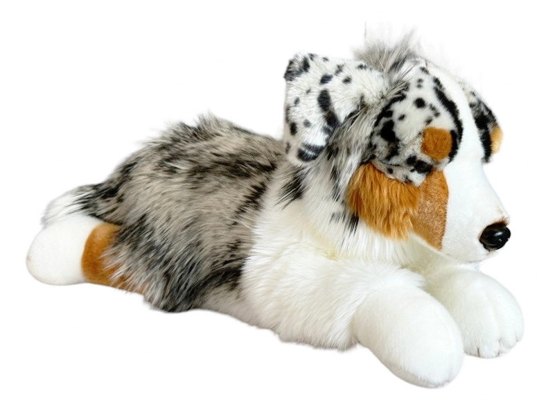 Plyšový ležící australský pes DUBI 61 cm