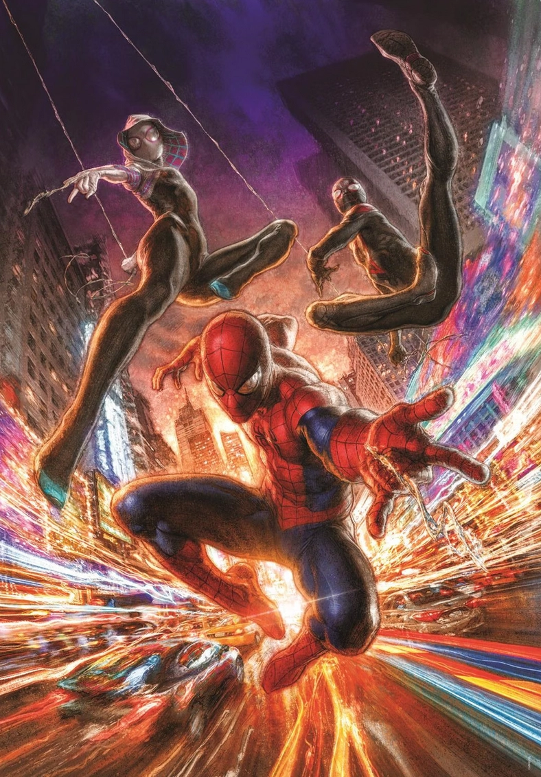 Puzzle CLEMENTONI Spiderman SuperColor 300 dílků