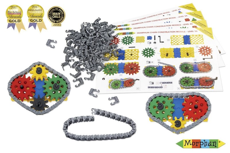 Konstruktivní sada GearPhun Řetěz 139 ks