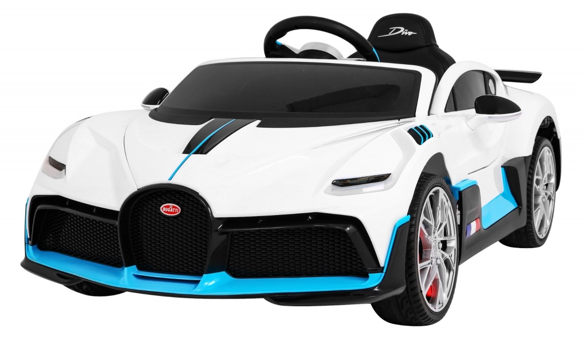 Levně Dětské elektrické auto BUGATTI Divo 12V s dálkovým ovládáním, EVA koly a LED