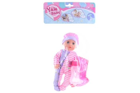 Panenka miminko čůrací 27 cm s doplňky