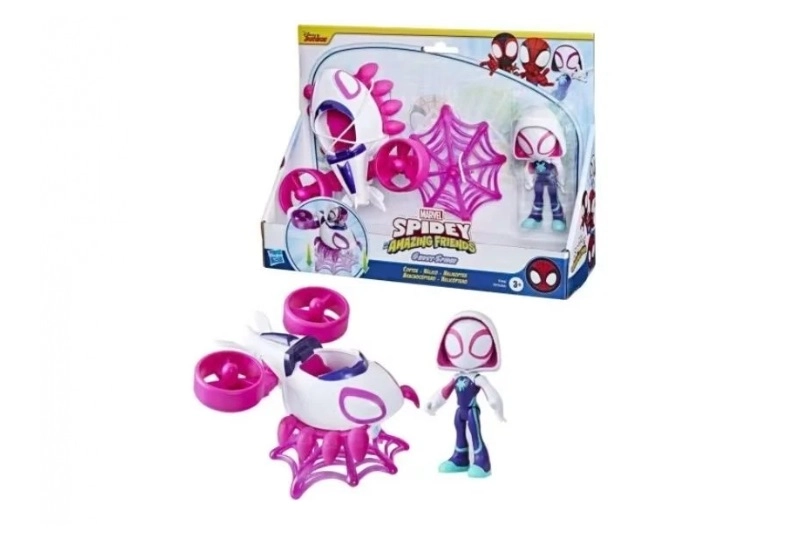 Marvel Spidey a jeho úžasní přátelé figurka Ghost-Spider s vozidlem