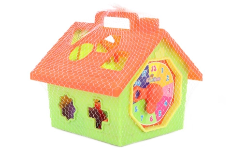 Dřevěná vkládačka domeček pro děti