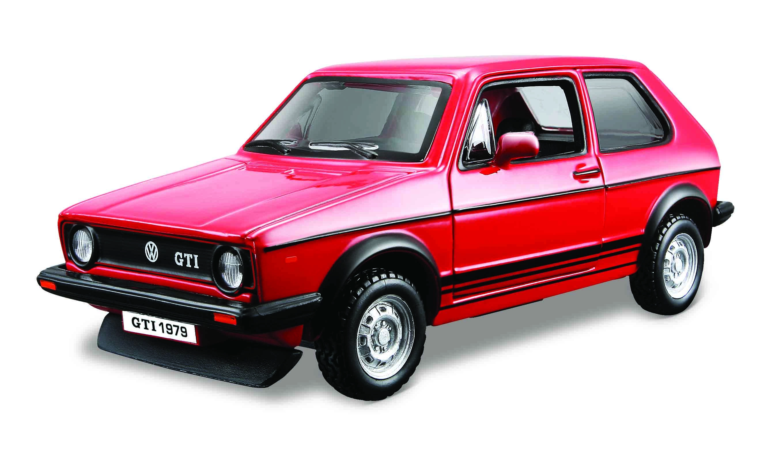 Levně Bburago Classic VW Golf Mk1 GTI 1979 červená 1:32