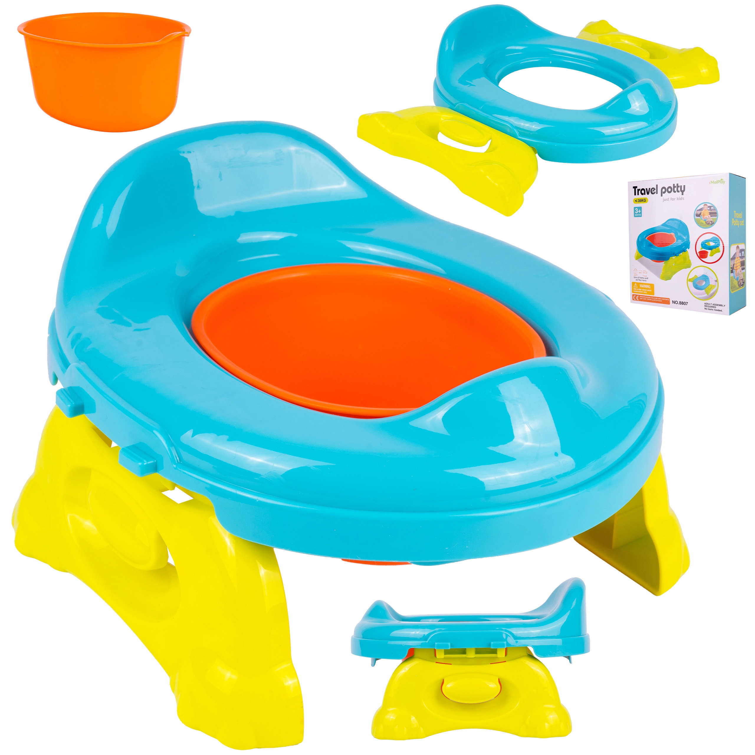 Cestovní nočník s vyjímatelnou vložkou