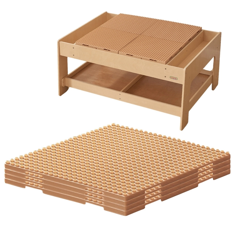 Masterkidz sada 4 nástavců na panel pro stavění z malých kostek