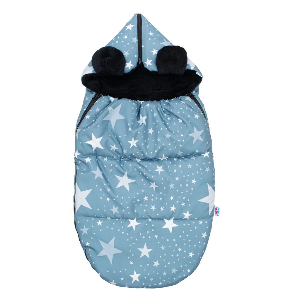 Luxusní zimní fusak New Baby Hvězdičky do kočárku a autosedačky