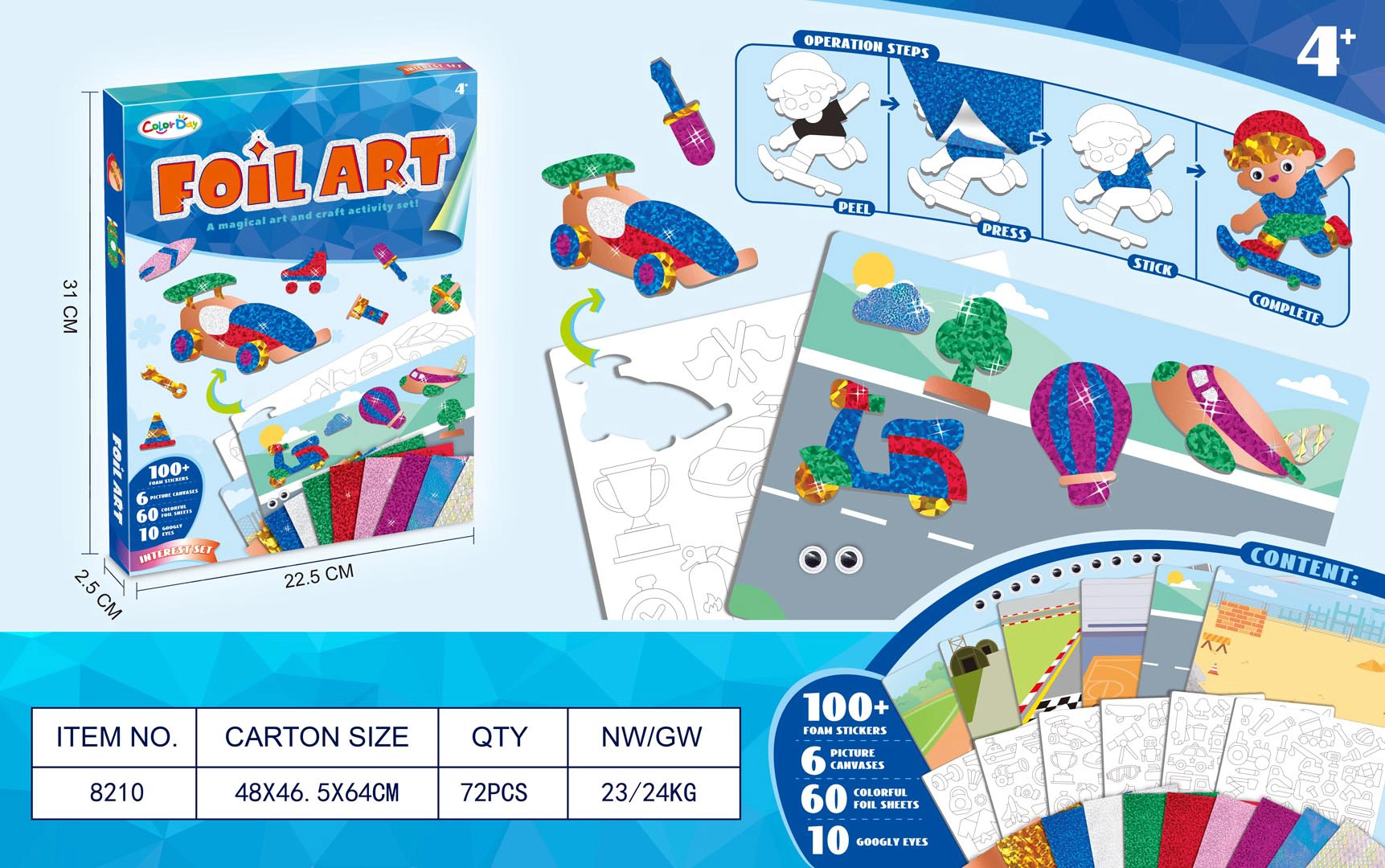 Vyklejovací sada vozidel a doplňků