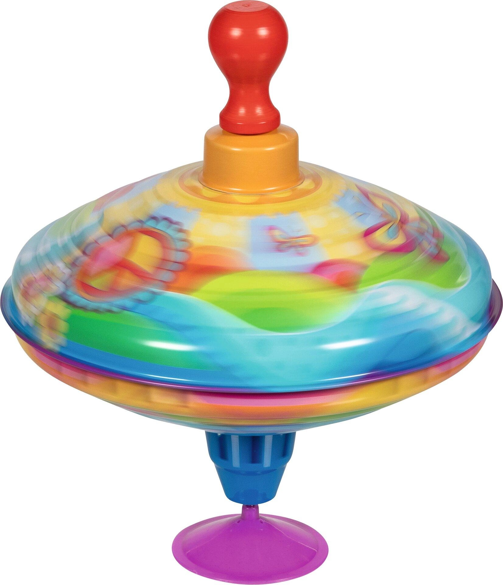 Plechová hračka - Káča 18,5cm, Sluneční vír (Goki)