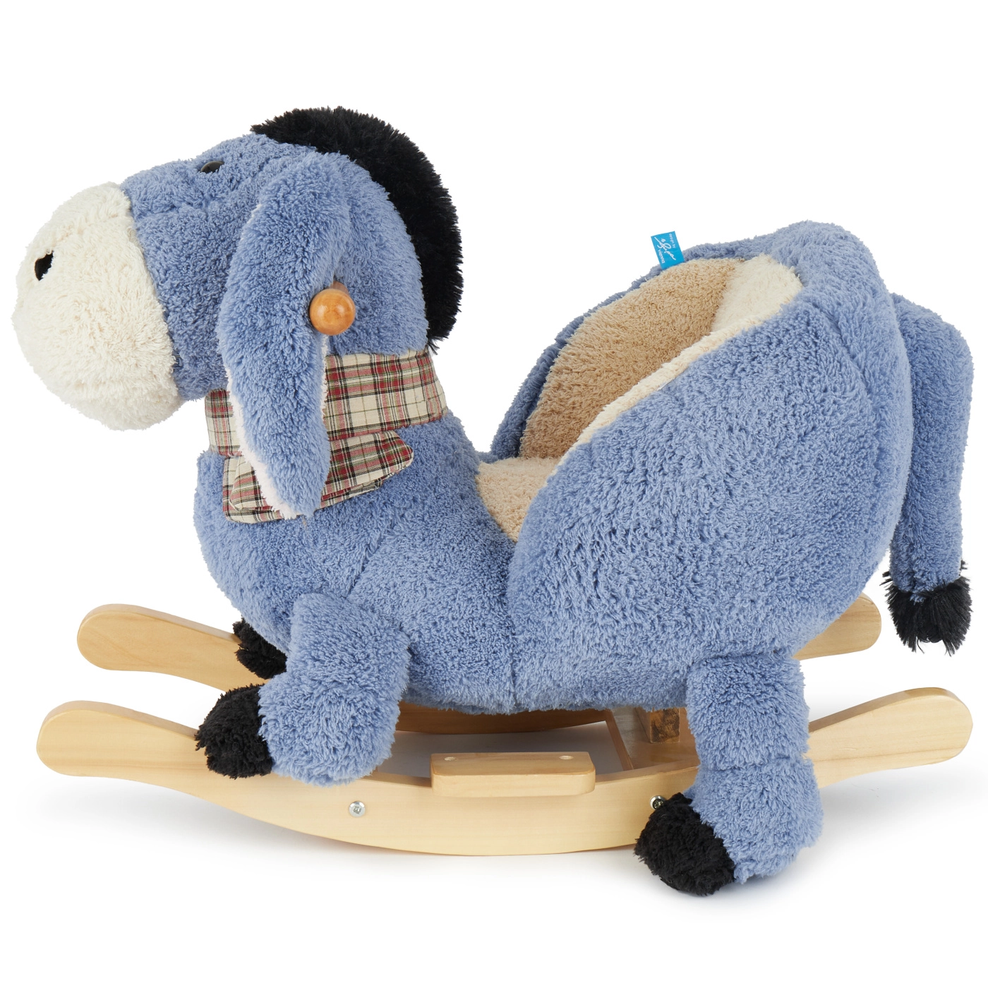 Bieco houpací oslík s měkkým sedátkem