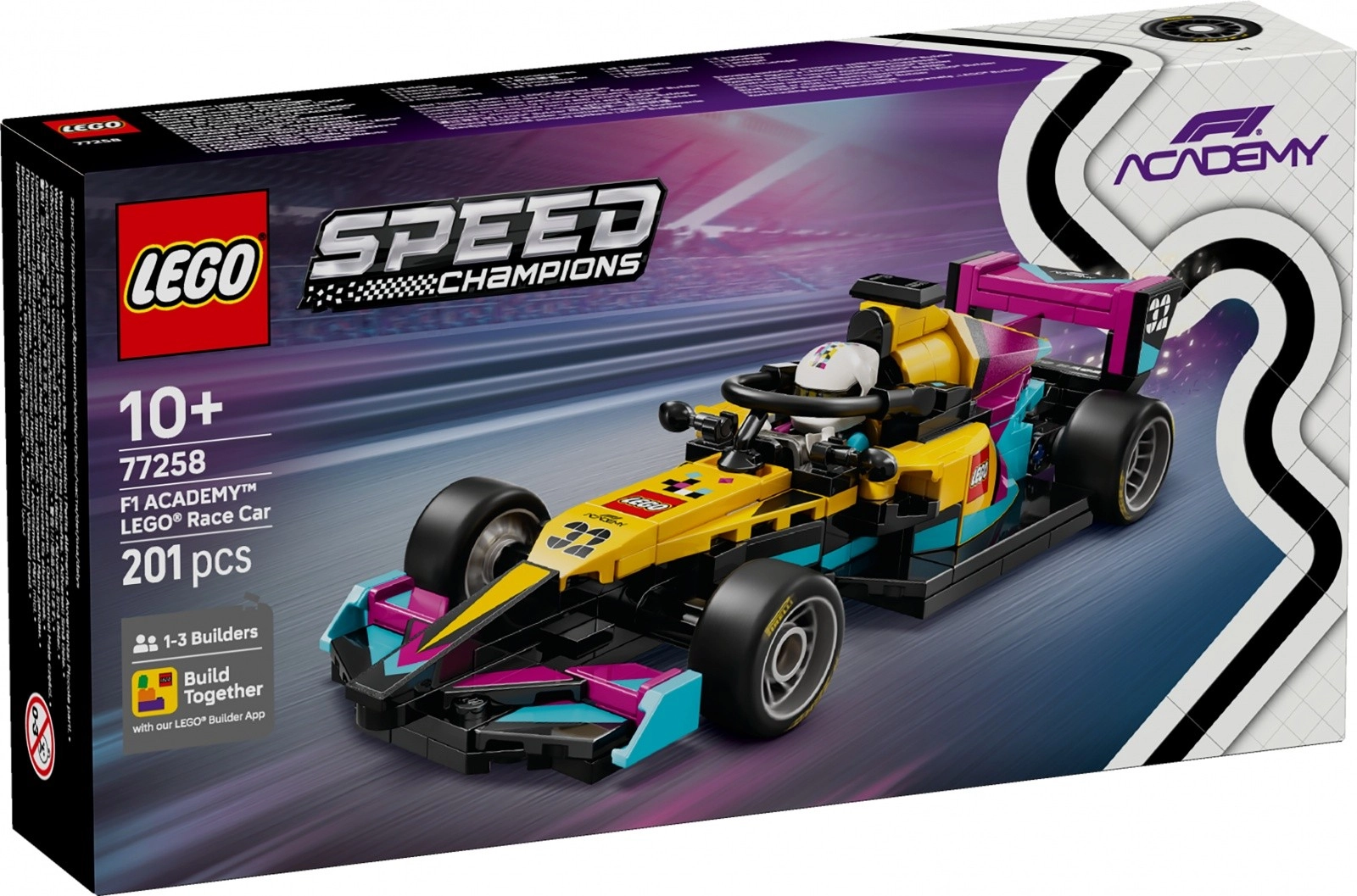 Levně LEGO® Speed Champions 77258 Závodní auto® F1 ACADEMY™