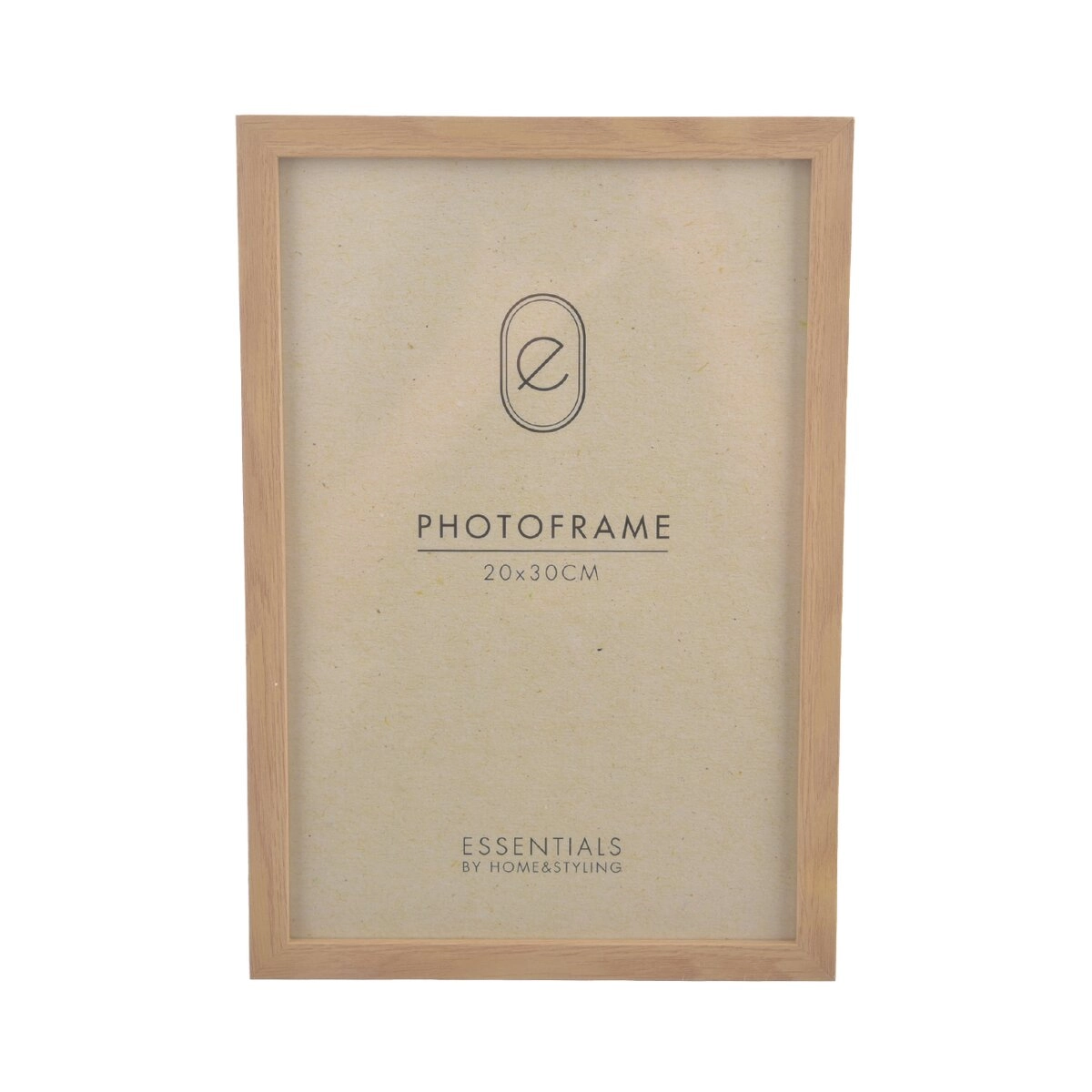 Dřevěný fotorámeček béžový 20 × 30 cm