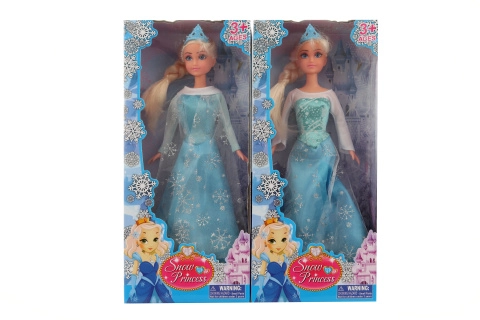 Panenka kloubová v zimních šatech s korunkou