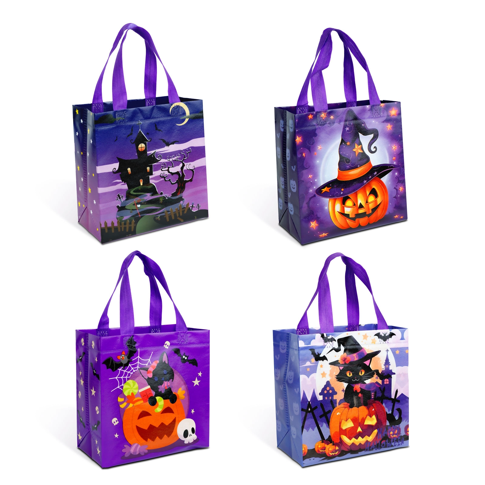 Halloween taška se 4 motivy - 1 kus