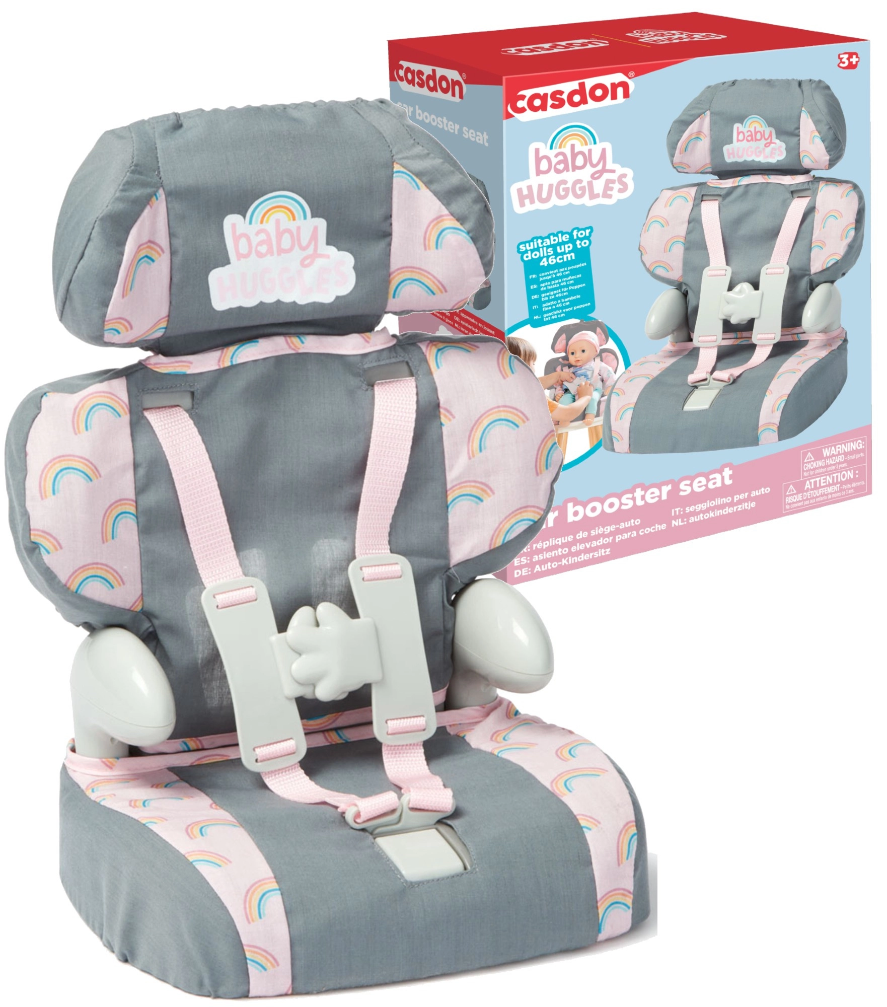 Autosedačka pro panenky BABY HUGGLES do 46 cm