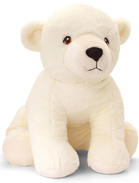 Levně Keeleco plyšový polární medvěd 60 cm