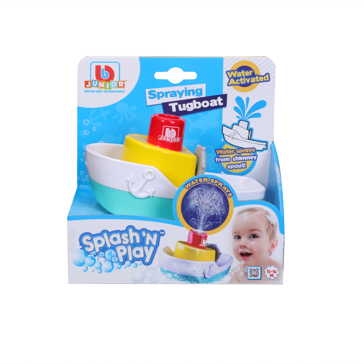 BB Junior člun s vodotryskem Splash'N Play