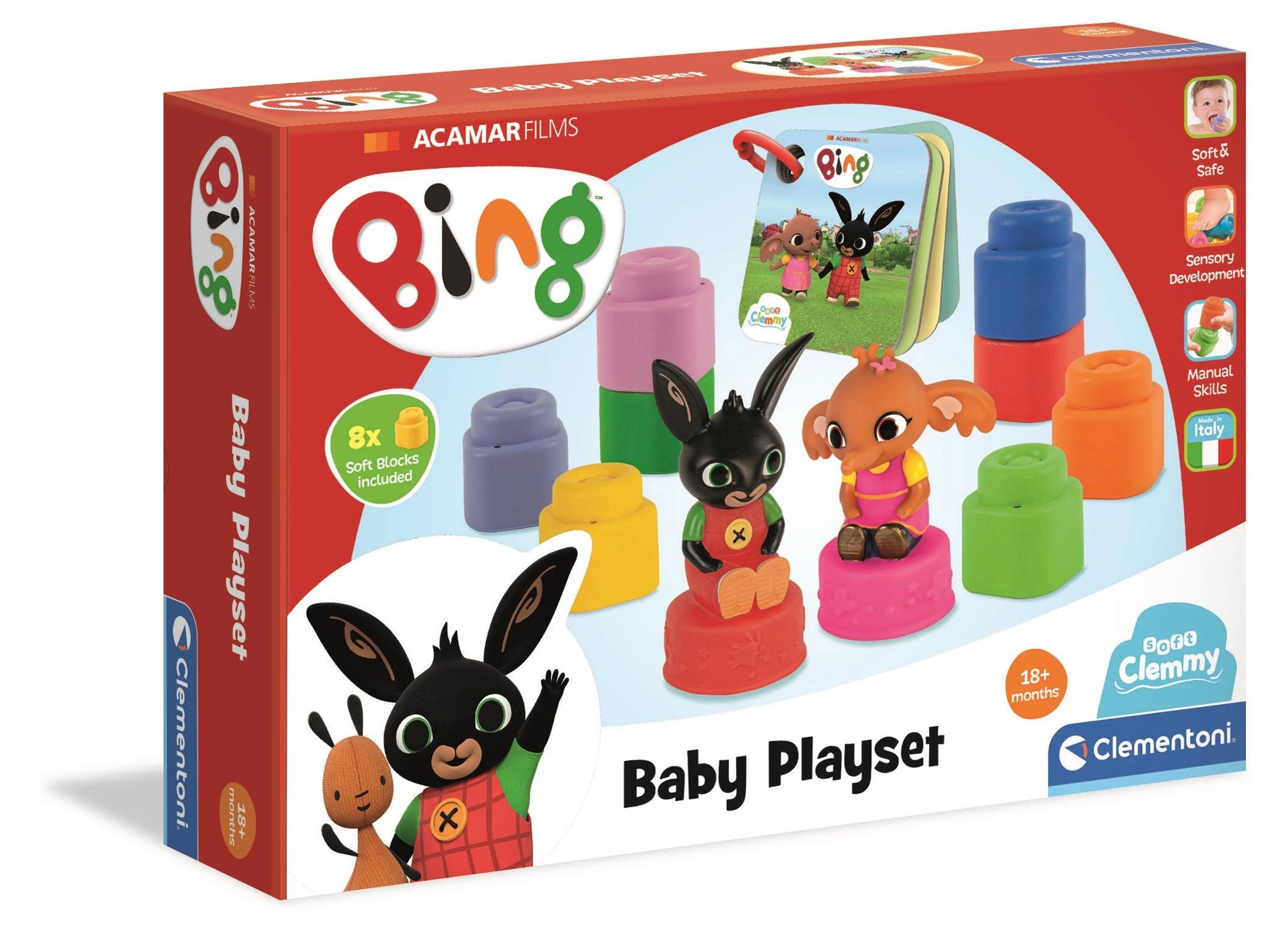 Levně soft clemmy hrací sada s knížkou bing