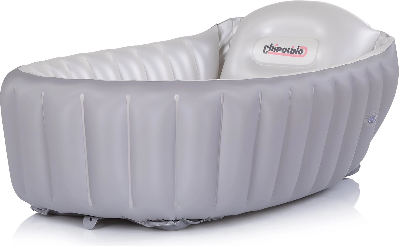 Chipolino nafukovací dětská vanička Baby Cloud šedá