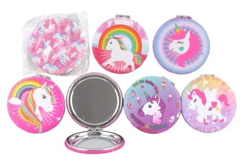 Kapesní zrcátko jednorožec 7 × 7 cm