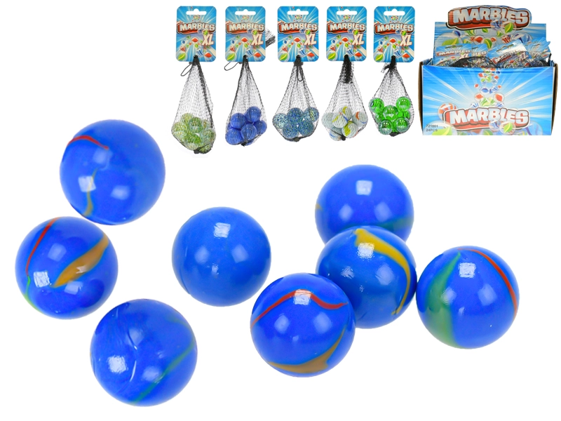 Sada skleněných kuliček 25 mm (8 ks)