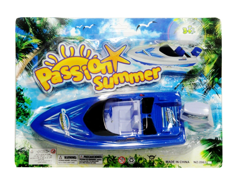 Plastiková loďka na baterie pro děti